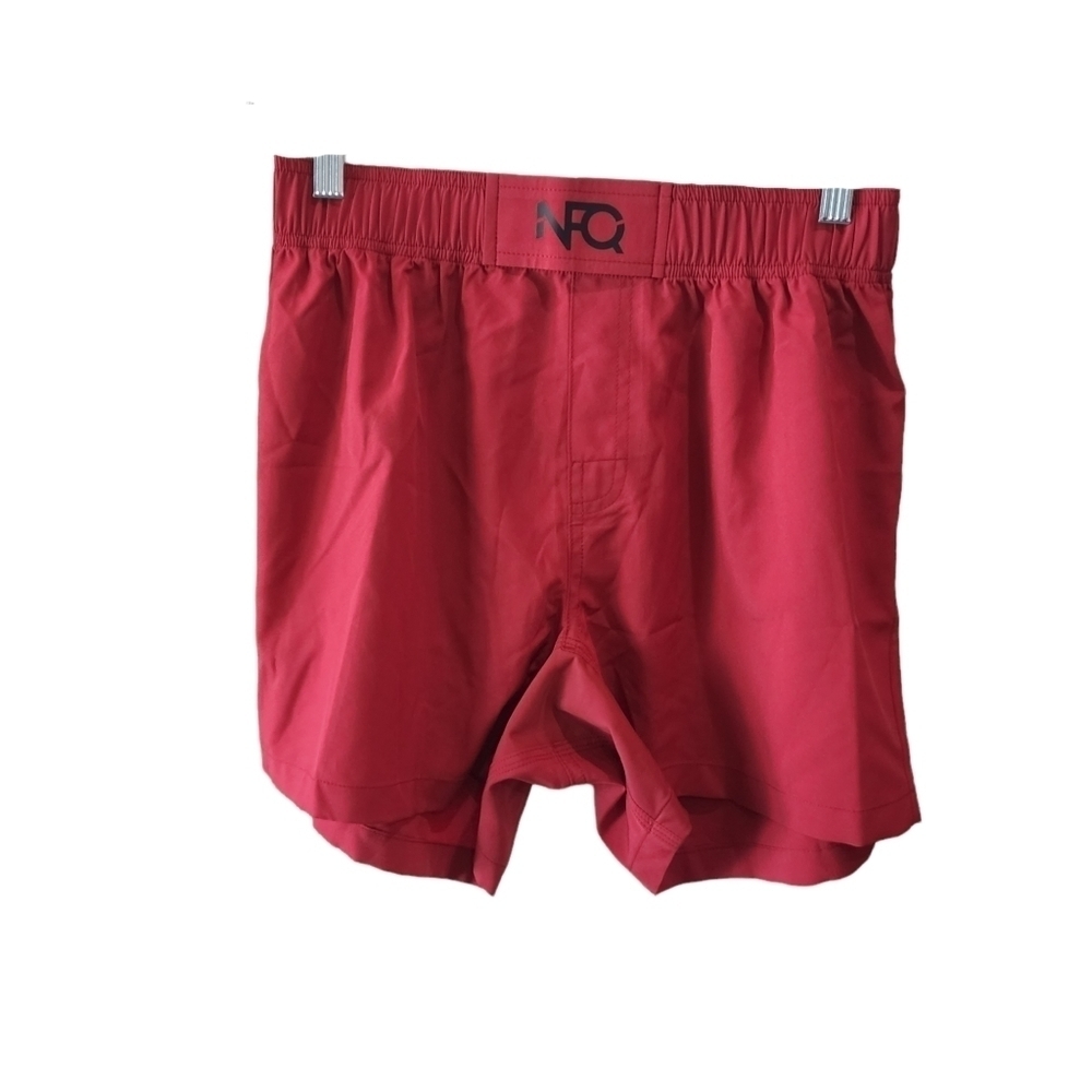 NFQ Never Fucking Quit Red Fight Shorts Crossfit Weightlifting